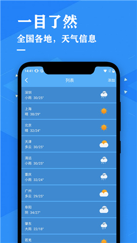 天气预报吧