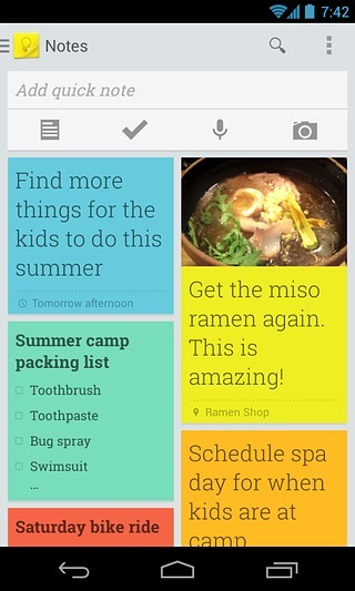 Google keep(2)