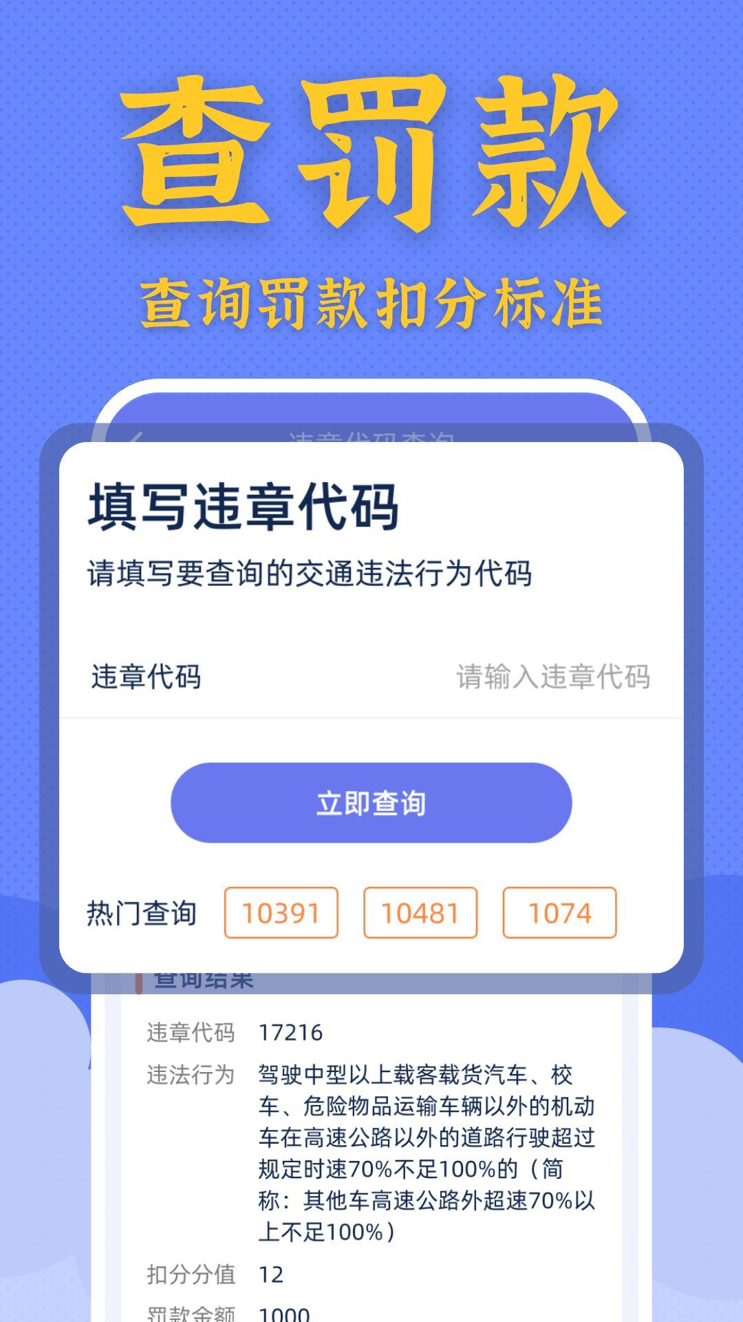 违章驾驶快查(3)