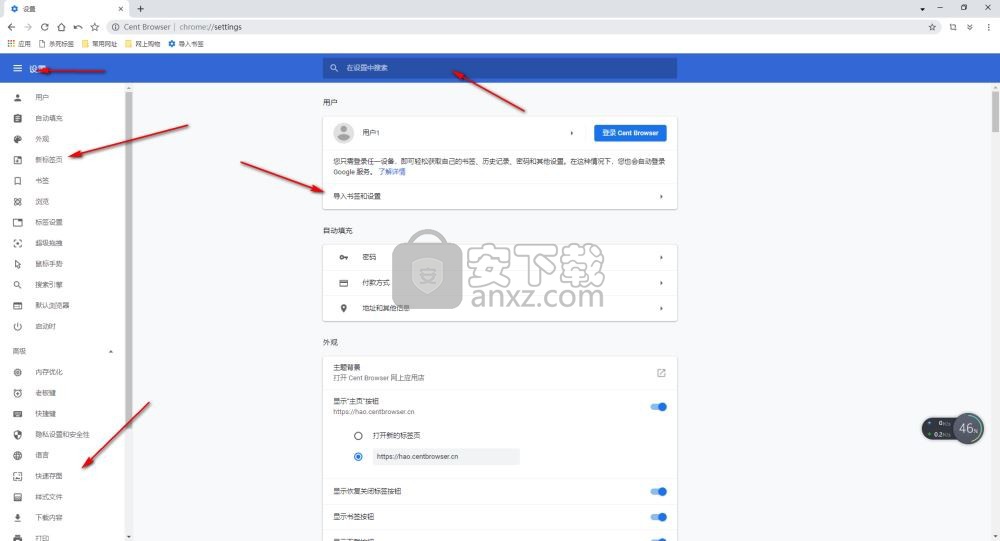 CentBrowser百分百浏览器绿色版