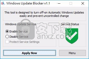 关闭系统更新工具 Windows Update Blocker