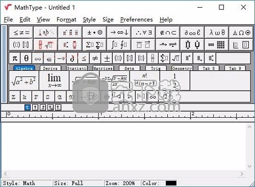 Mathtype破解版 Mathtype公式编辑器v7 4 2 480 免费版 暂未上线 安下载