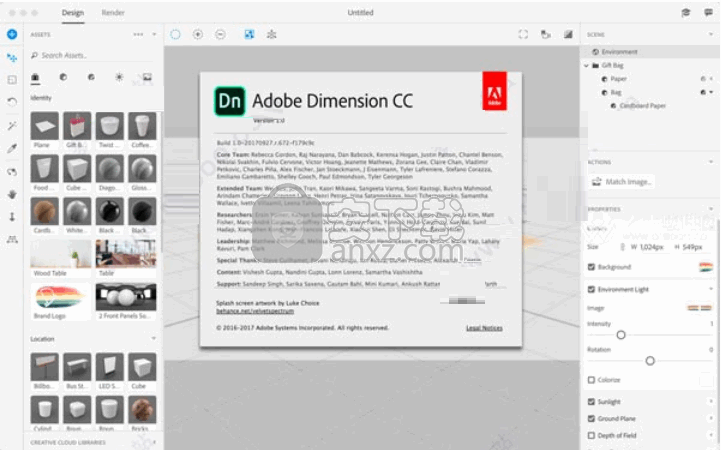 Adobe Dimension CC 2018 mac