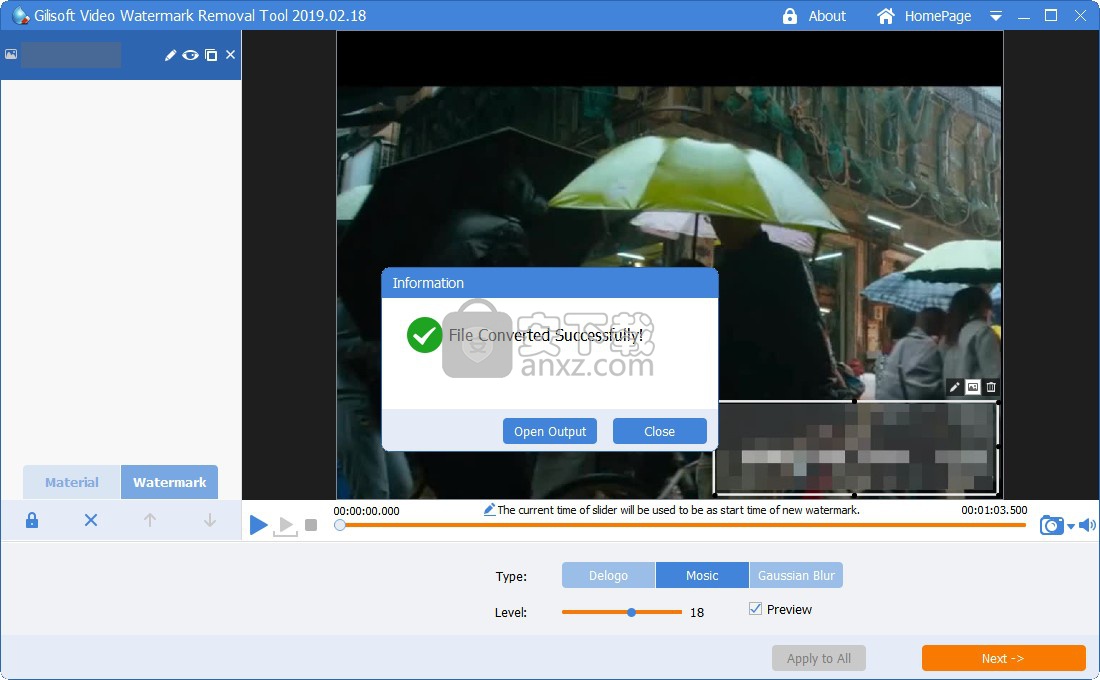 GiliSoft Video Watermark Removal Tool(视频水印去除工具)