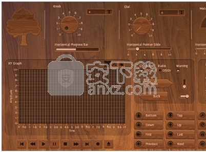 woodenuicontrolskitlabview木製ui控件套件