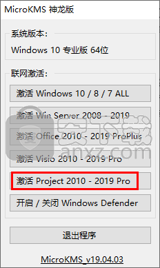 microsoft project 2019中文