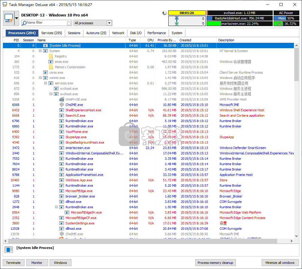 Task Manager DeLuxe(高级多功能任务管理器)