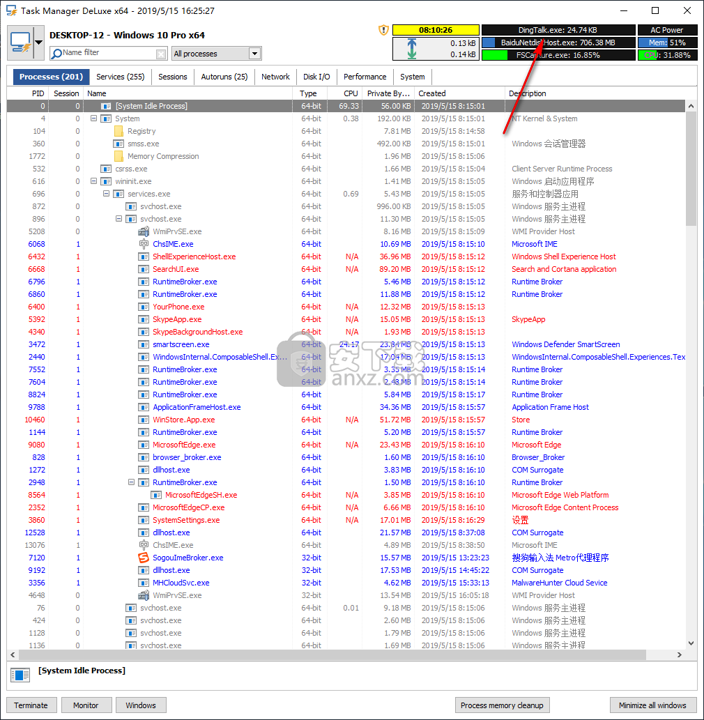 Task Manager DeLuxe(高级多功能任务管理器)