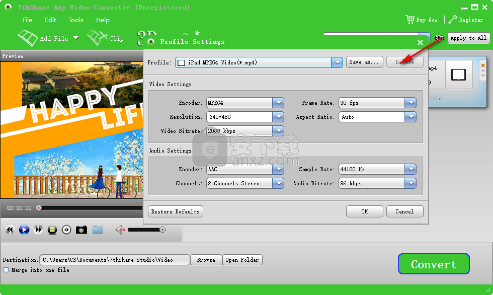 7thShare Any Video Converter(4k视频格式转换软件)