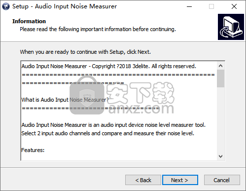 Audio Input Noise Measurer(噪声检测工具)