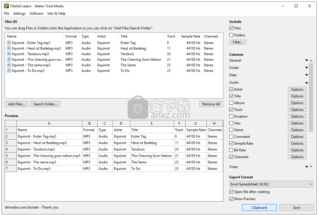 文件列表生成器(Filelist Creator)