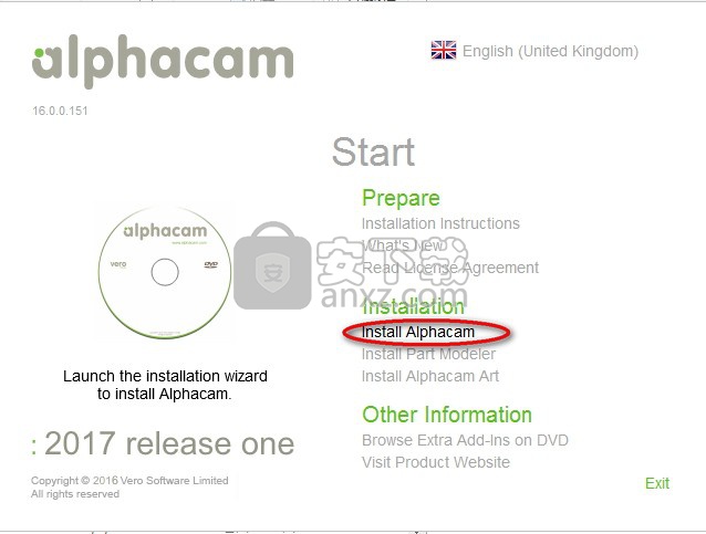 AlphaCAM 2017 R1