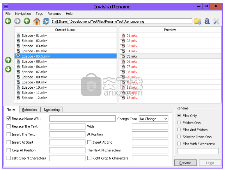 Inviska Rename(批量重命名软件)