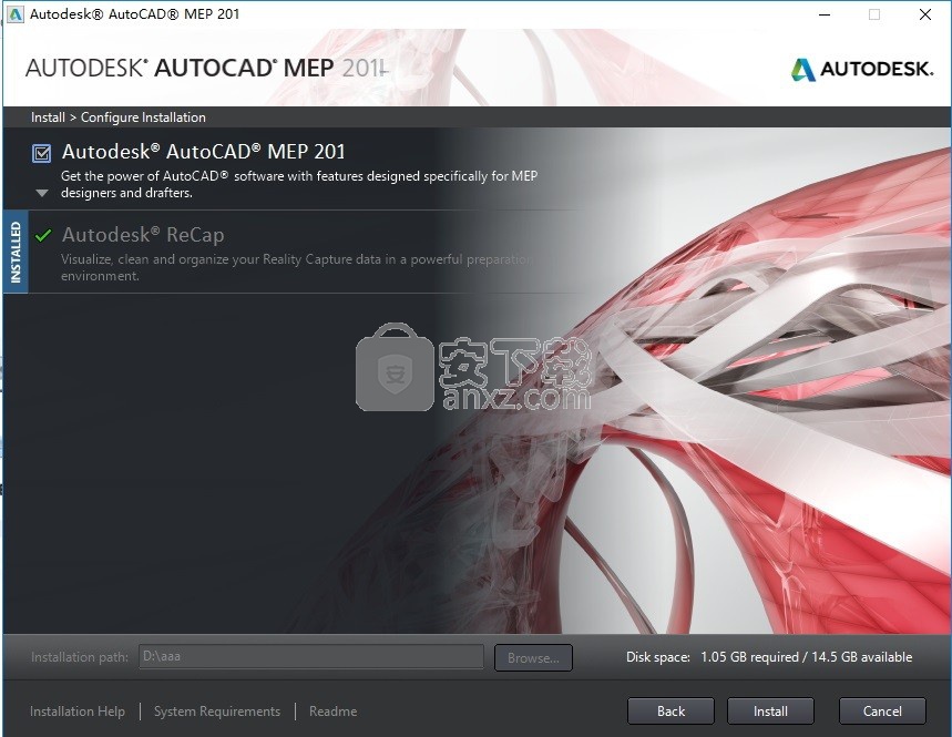 autocad mep 2019 64位/32位中文