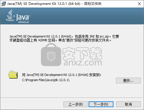 java se development kit 12.0.1