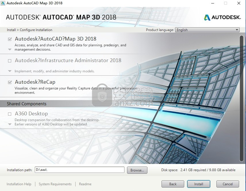 AutoCAD Map 3D 2018中文