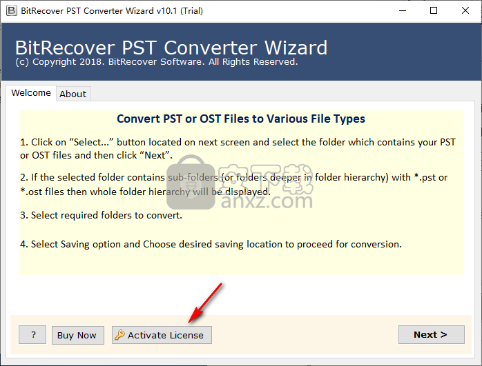 BitRecover PST Converter Wizard(pst格式转换工具)