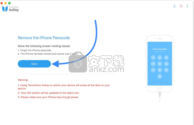 Tenorshare 4uKey(iPhone/iPad解锁工具)