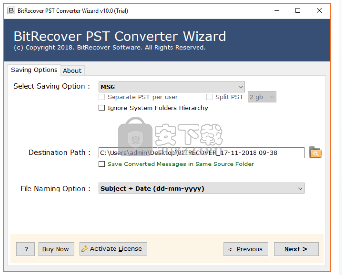 BitRecover PST Converter Wizard(pst格式转换工具)