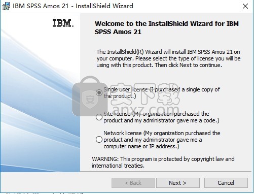 IBM SPSS Amos 21.0