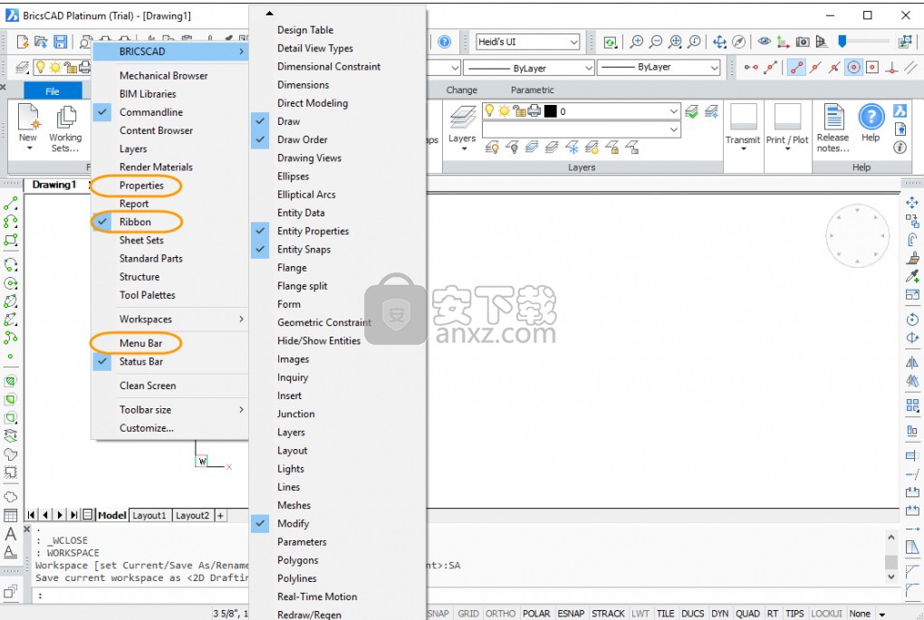 bricsys bricscad Platinum v18