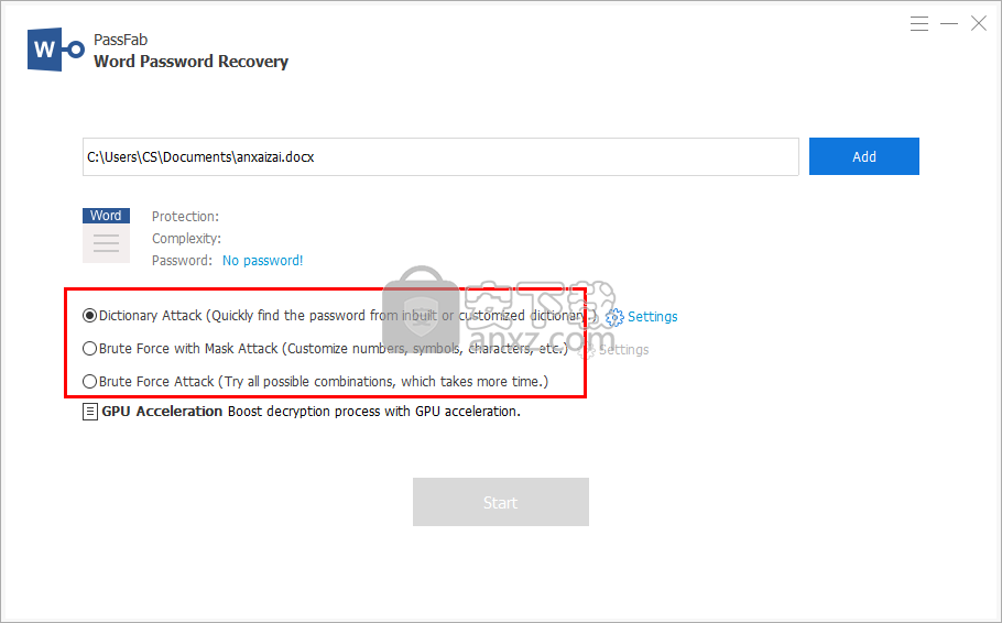 PassFab Word Password Recovery(word文档密码工具)