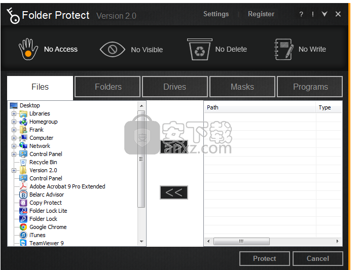 Folder Protect(文件夹保护工具)