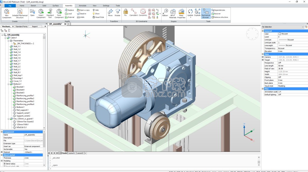 bricsys bricscad Platinum v18