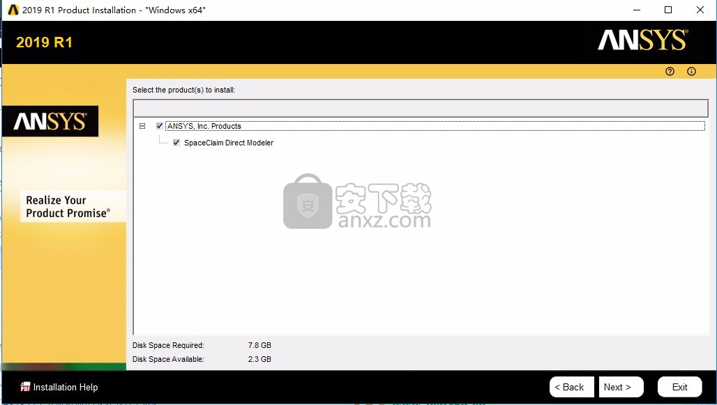 ansys spaceclaim direct modeler 2019 r1中文 64位