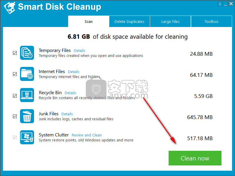 Smart Disk Cleanup(磁盘清理软件)