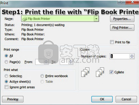 Boxoft Flipbook Printer(翻页书打印软件)