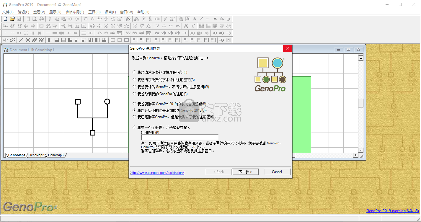 GenoPro 2019(家谱和基因图创建工具) 