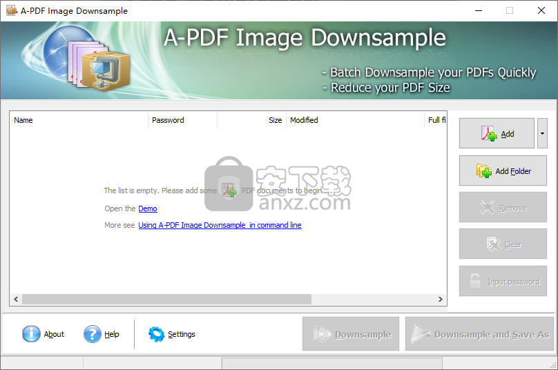 A-PDF Image Downsample(PDF采样工具)