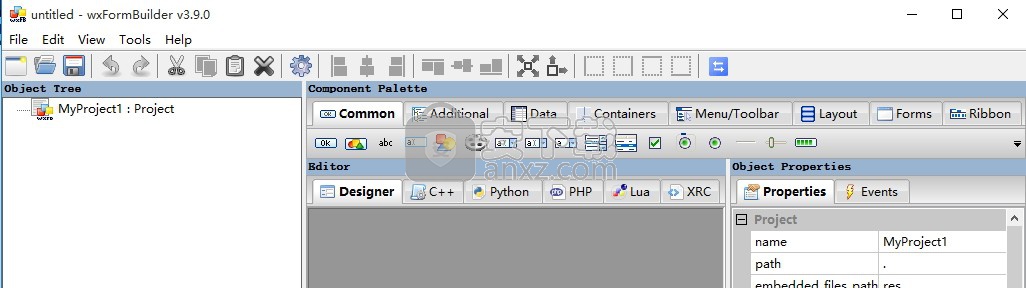 wxFormBuilder(界面编辑设计工具)