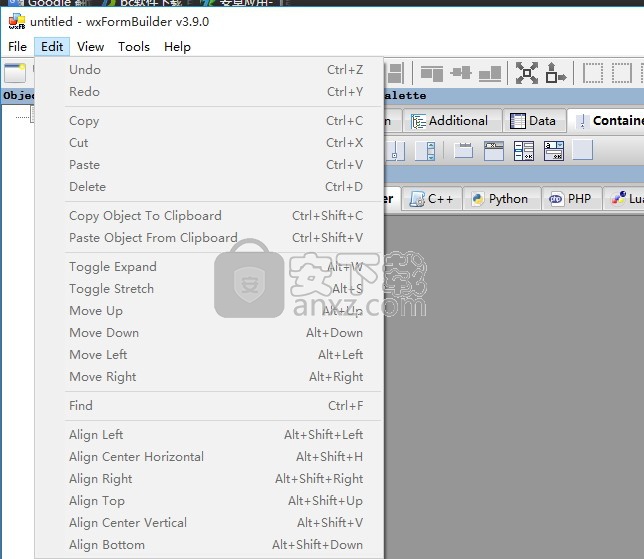 wxFormBuilder(界面编辑设计工具)