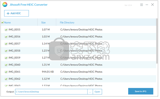 Jihosoft Free HEIC Converter