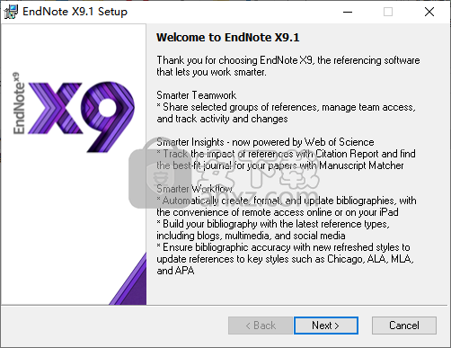 endnote x9.1中文版下载