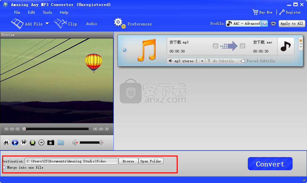 Amazing Any MP3 Converter(音频转换工具)