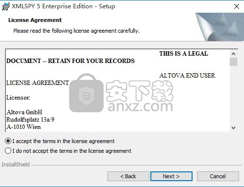 Altova XMLSpy 2017