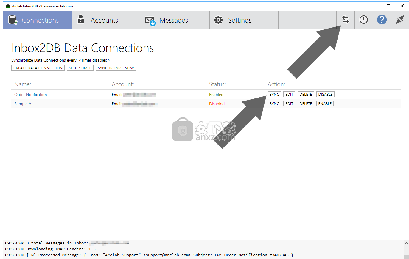 Arclab Inbox2DB(数据库分析工具)