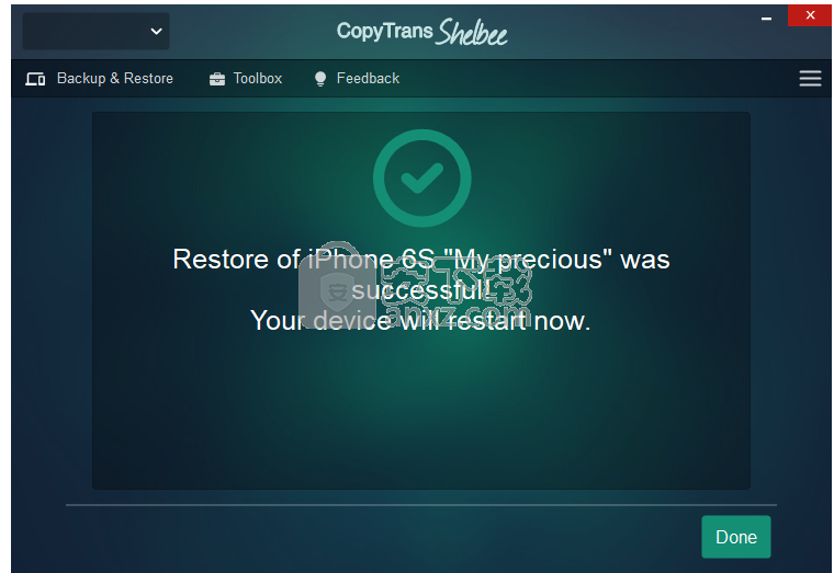 CopyTrans Shelbee(ios设备数据备份还原工具)