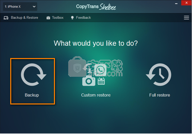 CopyTrans Shelbee(ios设备数据备份还原工具)