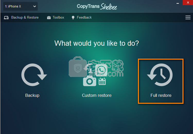CopyTrans Shelbee(ios设备数据备份还原工具)