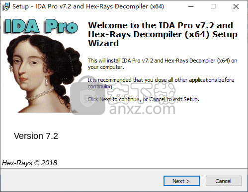 IDA Pro 7.2(交互式反汇编器)