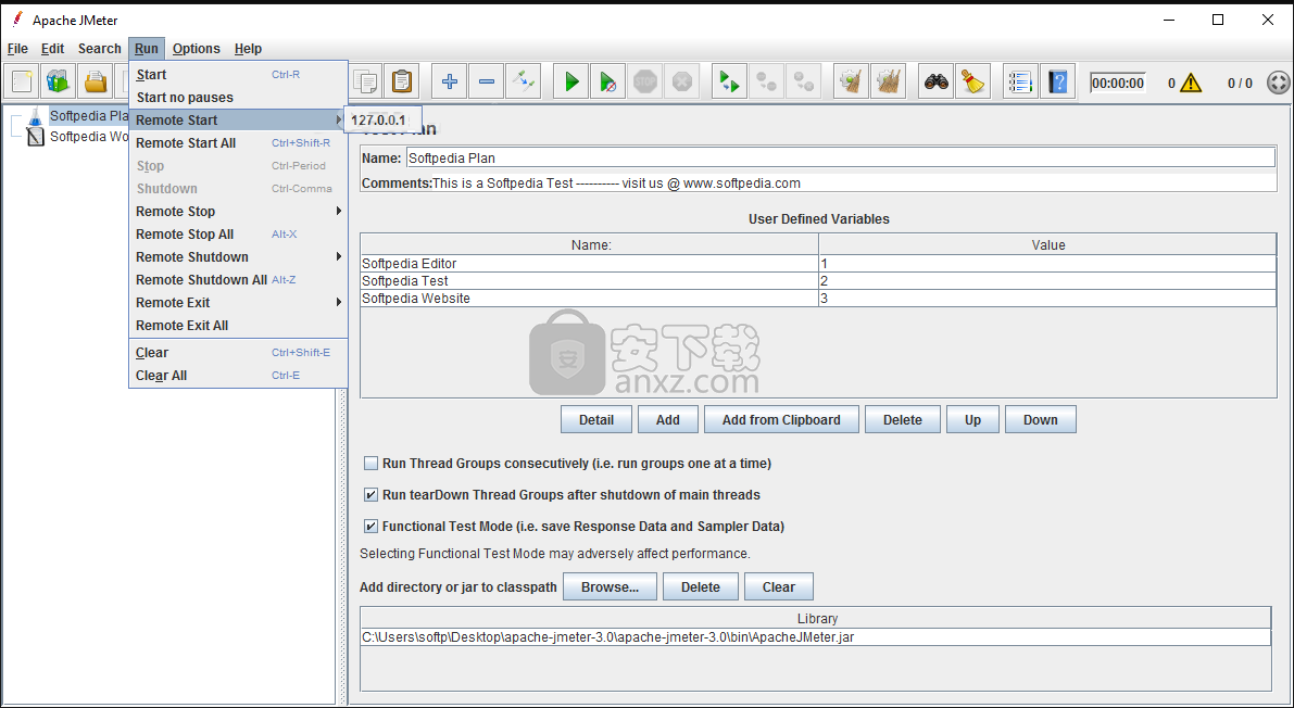 apache jmeter(web压力测试工具)