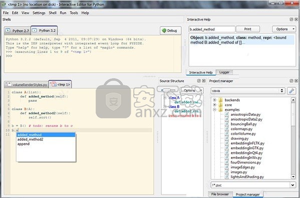Pyzo(Python IDE)