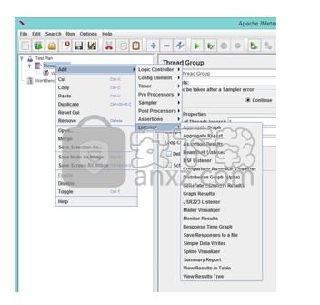 apache jmeter(web压力测试工具)