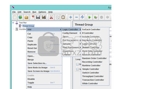 apache jmeter(web压力测试工具)