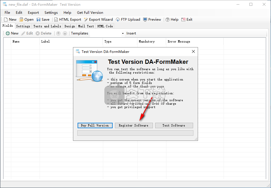 DA-FormMaker(html表单制作软件) 