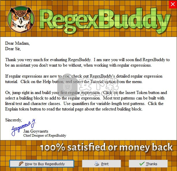 regexbuddy 4(正则表达式工具)